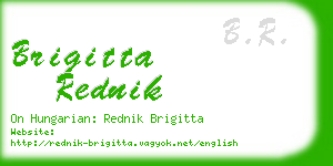 brigitta rednik business card